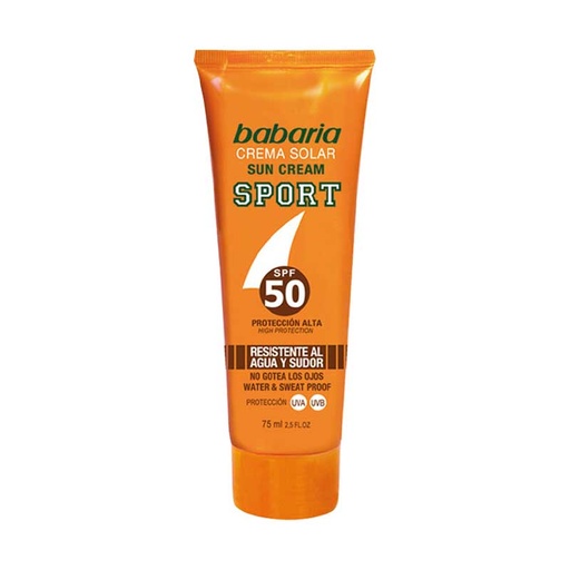 [47360] کرم ضد آفتاب Sport با SPF50 باباریا