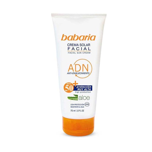 [47362] کرم ضد آفتاب رنگی باباریا حاوی عصاره آلوئه ورا با +SPF50